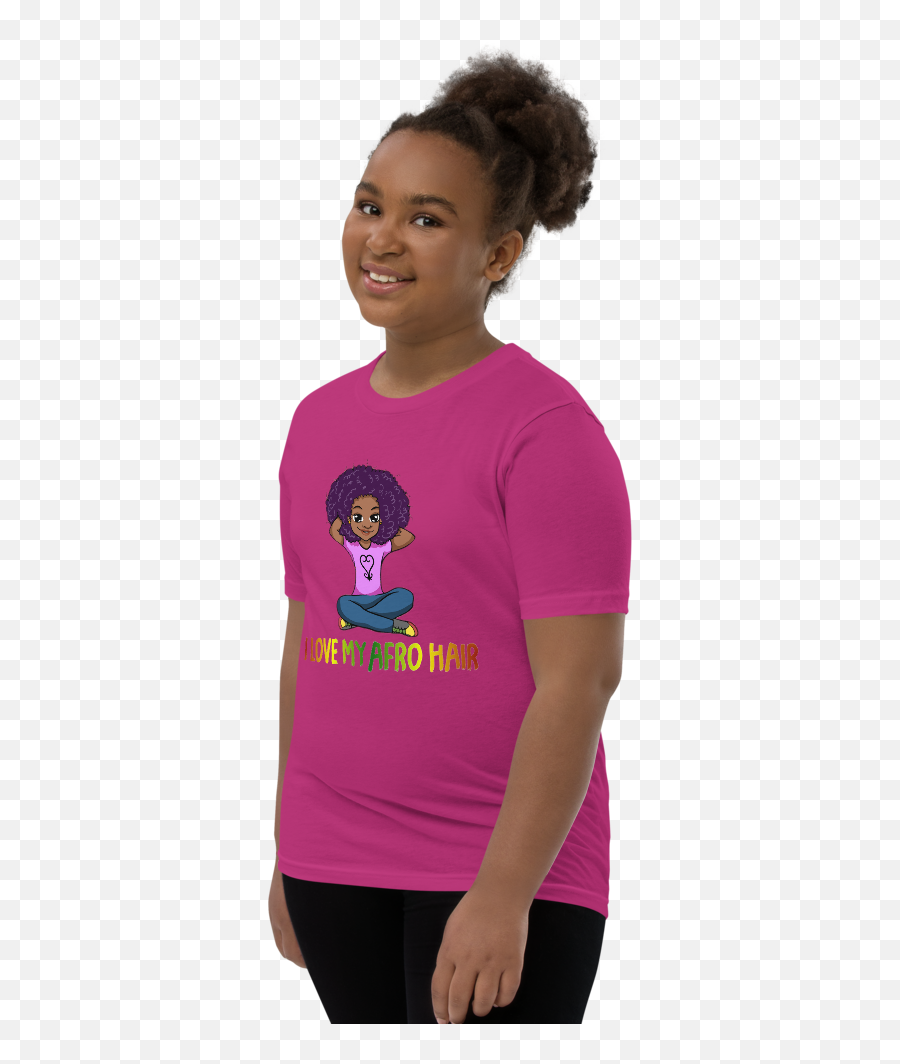 I Love My Afro Hair Poetry T Emoji,Emoji (emoticon) I Love Gymnastics Sayings T-shirt (relaxed Fit)