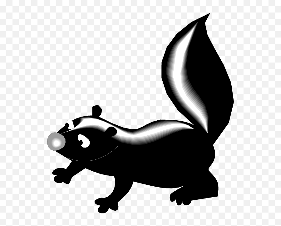 Skunk Clipart Skunk Transparent Free - Free Skunk Clipart Emoji,Skunk Emoji