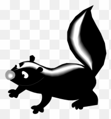Skunk Clipart Skunk Transparent Free - Free Skunk Clipart Emoji,Skunk Emoji