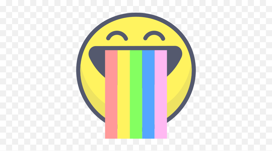 Rainbow - Free Smileys Icons Happy Emoji,Emoticon Rainbobw