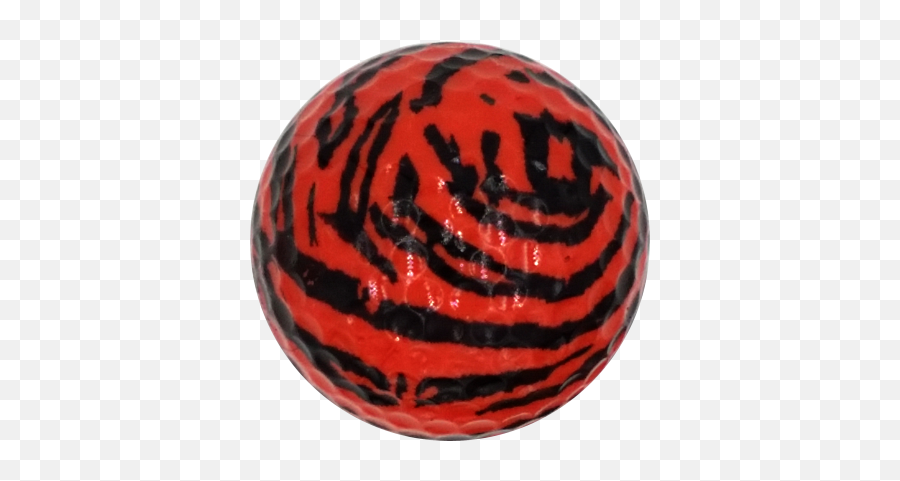 Tiger Stripes Novelty Golf Balls - One Dozen Emoji,Beach Ball Emojis