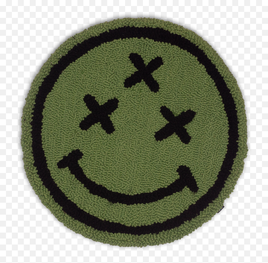Rsmile Rug - Green Plstip The Driver Emoji,Emoticon For Dope