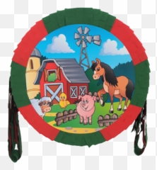 Farmyard Piñata - Farmyard Barnyard Party Supplies Emoji,Star Wars Emojis Tiys