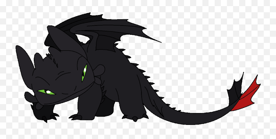 Top Toothless Dragon Stickers For Android U0026 Ios Gfycat - Cute Dragon Gif Transparent Emoji,Dragon Emoji