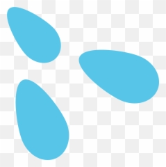 Sweat Droplets Emoji Clipart Free Download Transparent Png,Dropped Ball Emoji