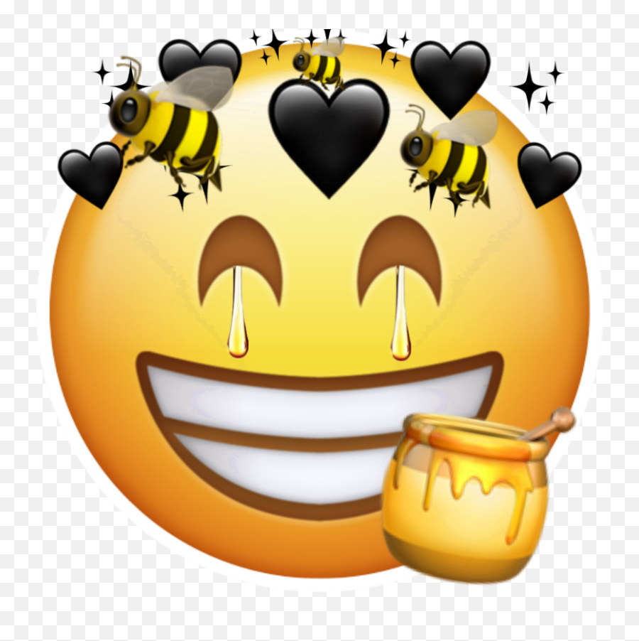 Honey Sticker - Happy Emoji,Honey Emoticon