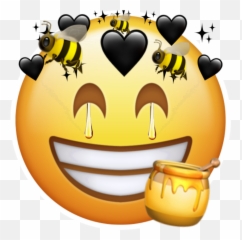 Honey Sticker - Happy Emoji,Honey Emoticon