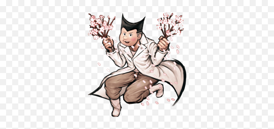 Trigger Happy Havoc - Danganronpa Men Splash Art Emoji,Monokuma Emoticon