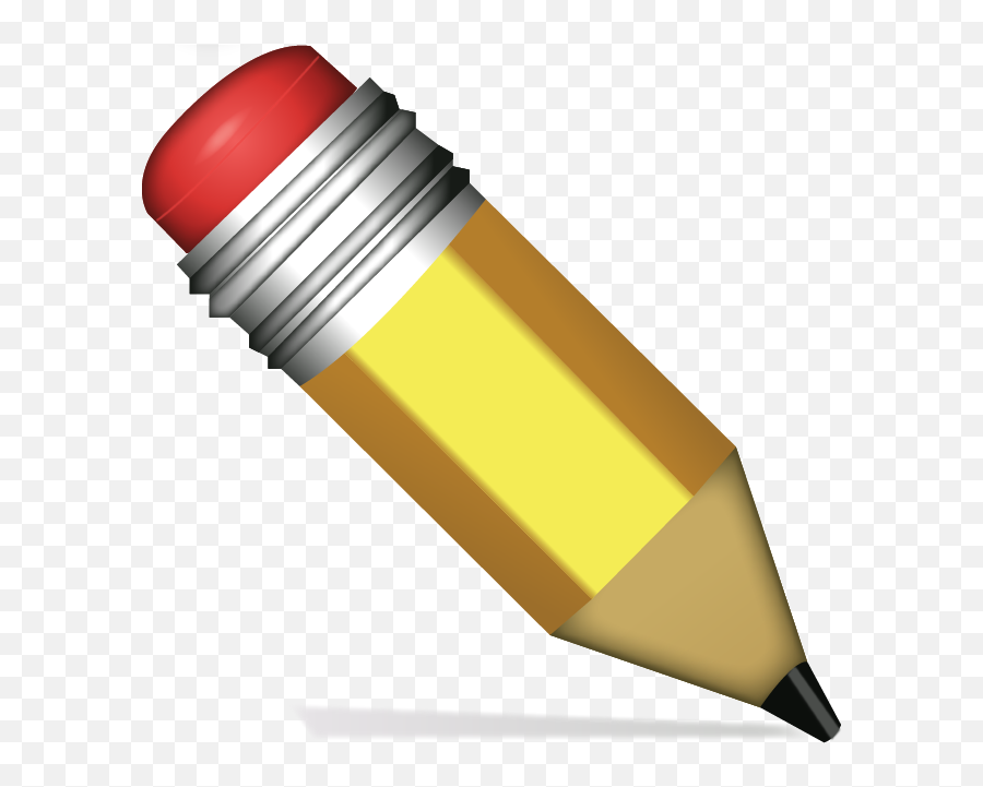 Download Pencil Emoji Icon - Pencil Emoji Transparent Background,Pencil Emoji