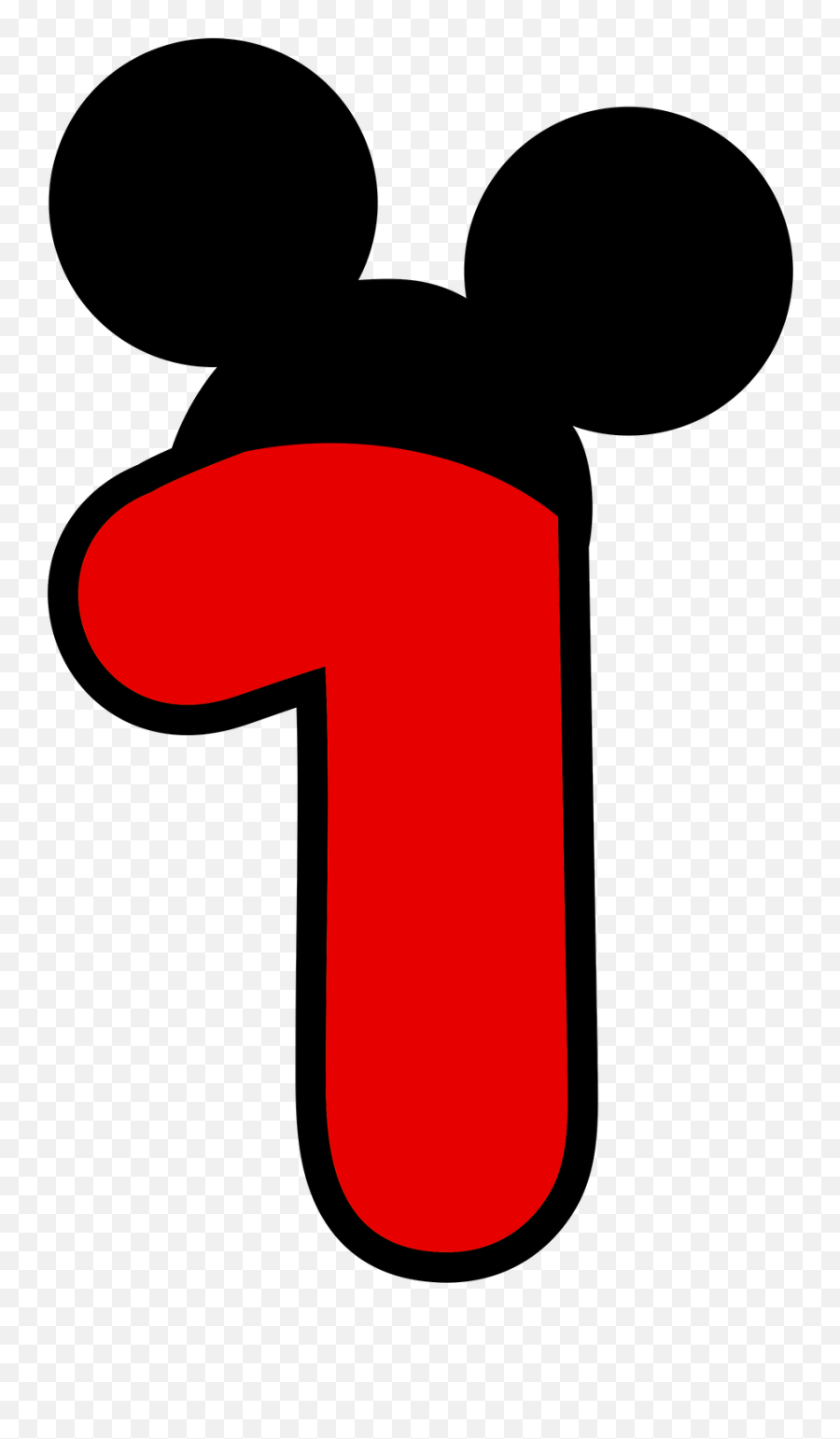 Mickey Mouse Number 1 Png U0026 Free Mickey Mouse Number 1png - Mickey Png Emoji,Mickey And Minnie Emoji