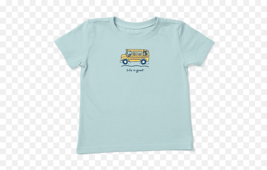 School Bus Vintage Crusher Tee - Short Sleeve Emoji,Short Bus Emoji