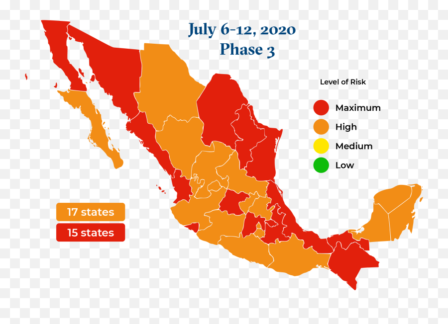 Mexicou0027s Covid - 19 Traffic Light Monitoring System News For Mexico Traffic Light Covid Map Emoji,New Mexico Emoji