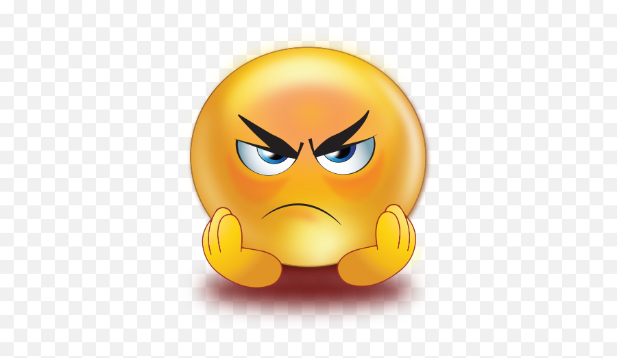 Angry Sad Rage Emoji - Angry Emoji,Facebook Emoticon Stickers