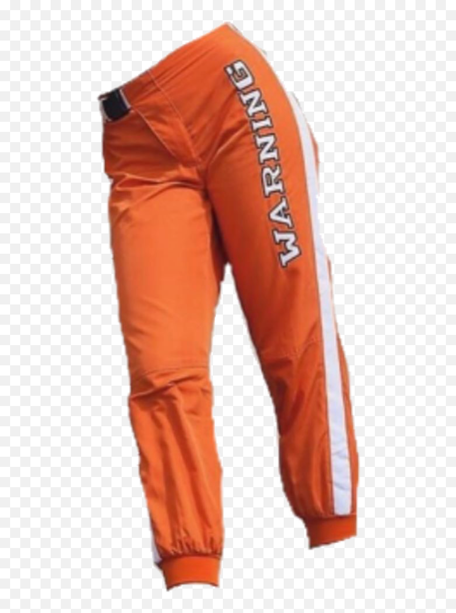 Pants Clothes Orange Sticker - Sweatpants Emoji,Emoji Pants Website