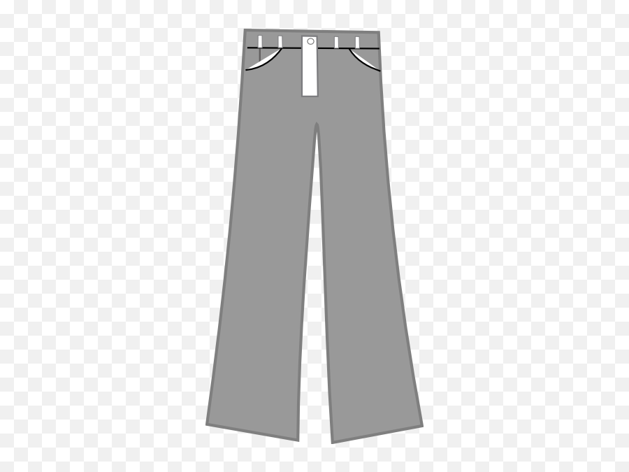 Grey Pants Clipart - Solid Emoji,Cartoon Emoji Pants