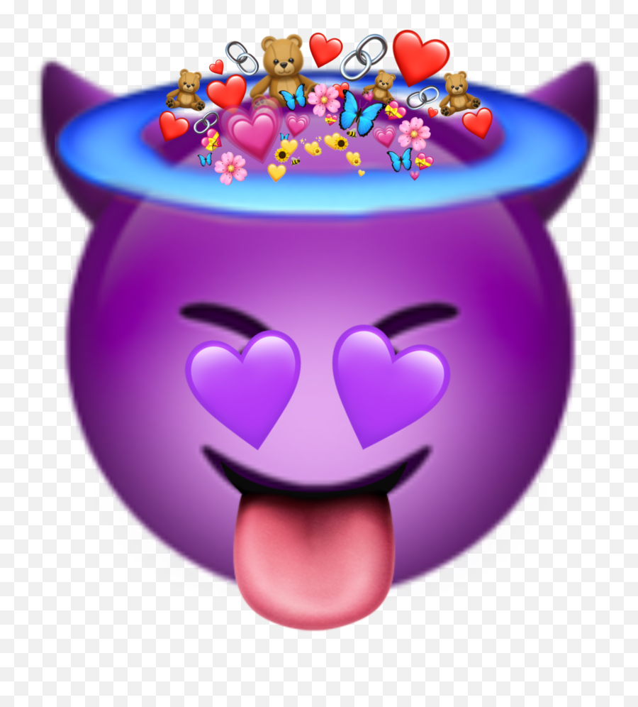 Devil Psycho Devil Sticker - Happy Emoji,Psycho Emoticon