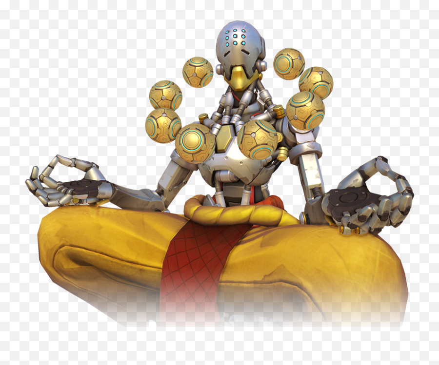 The Newest Zenyatta Stickers - Zenyatta Overwatch Png Emoji,Zenyatta Emoji