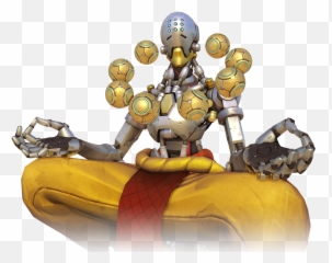The Newest Zenyatta Stickers - Zenyatta Overwatch Png Emoji,Zenyatta Emoji