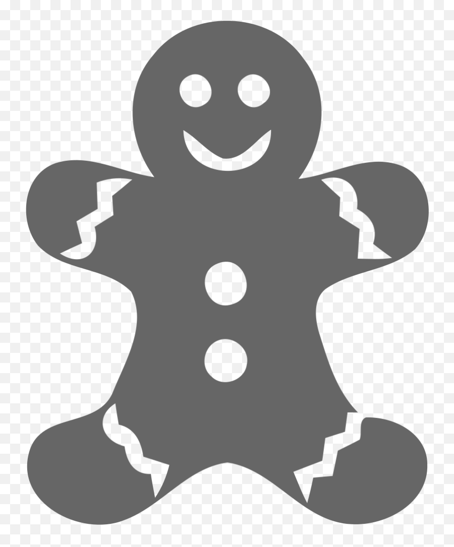 Gingerbread Free Icon Download Png Logo - Silhouette Gingerbread Man Vector Emoji,Gingerbread Emoticon