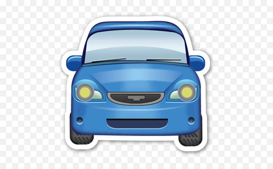Oncoming Automobile - Transparent Car Emoji Png,Paint Nails Emoji