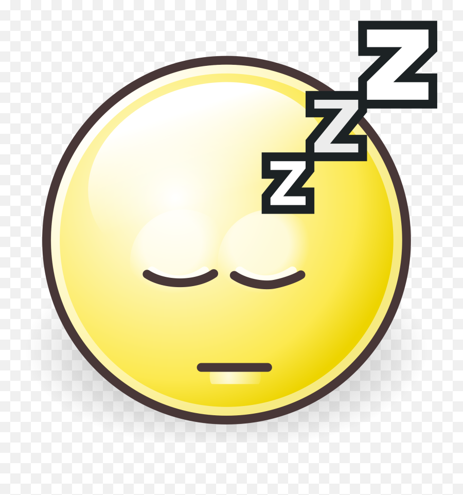 Smiley Clipart Sleepy Smiley Sleepy - Suenos De Ondas Lentas Y Rem Emoji,Sleepy Emoticon