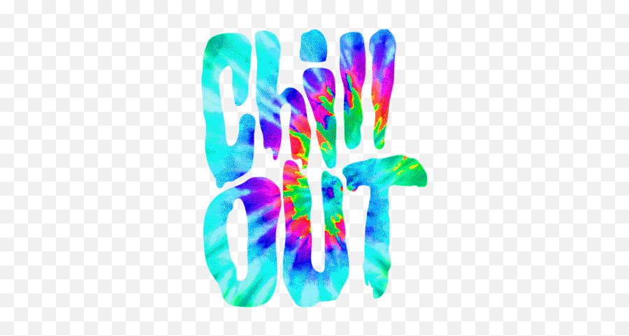 Tie Dye Animation - Chill Out Tie Dye Emoji,Emoji Blacklight Posters