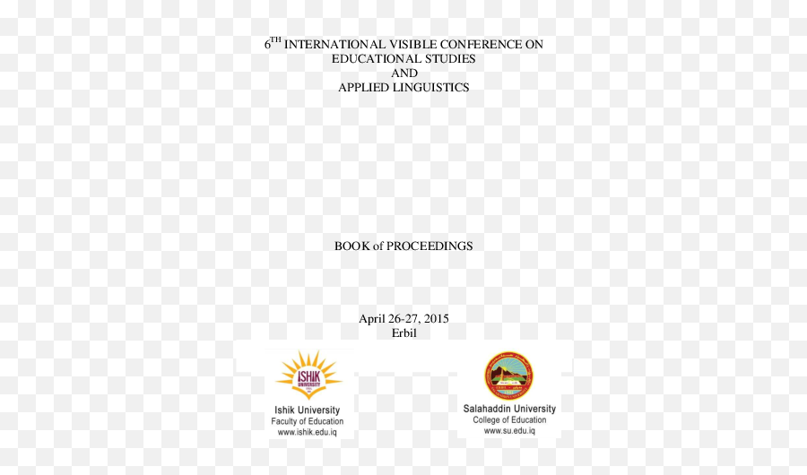 Pdf 6 Th International Visible Conference On Educational - Vertical Emoji,Emoticons Not Visible Blackberry Bold 9000