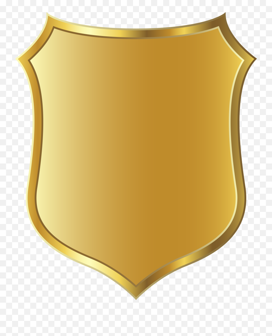 Police Badge Clip Art Free 3 - Clipartix Gold Shield Vector Png Emoji,Emoji Sheriff