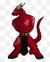Male Demon Older Art - Demon Emoji,Demon With Wings Emoji