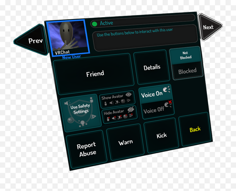 Vrchat Safety And Trust System - Vrchat Menu Emoji,Uploaded Vr Chat Avatar But No One Can See Emojis