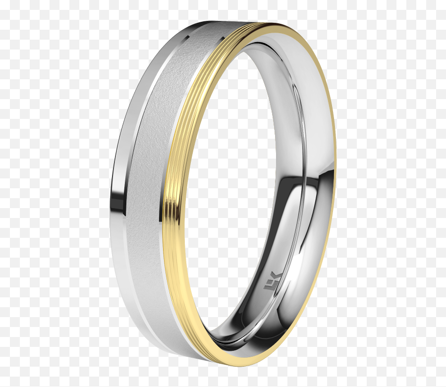 Alianza Bicolor De Oro De 18k 45mm - Ele Ka España Wedding Ring Emoji,Bdo Emojis