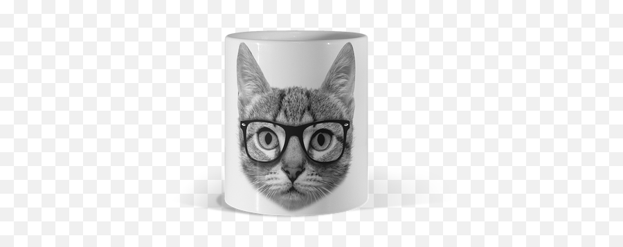 Yellow Kitten Mugs Design By Humans Emoji,White Dancing Cat Emoticon