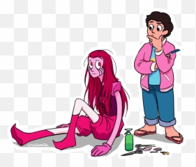 New Hairstyle - Spinel Hairstyle Emoji,Steven Universe Poof From Emotion