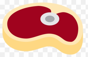 Cut Of Meat Emoji - Carne Emoji,Meat Emoji