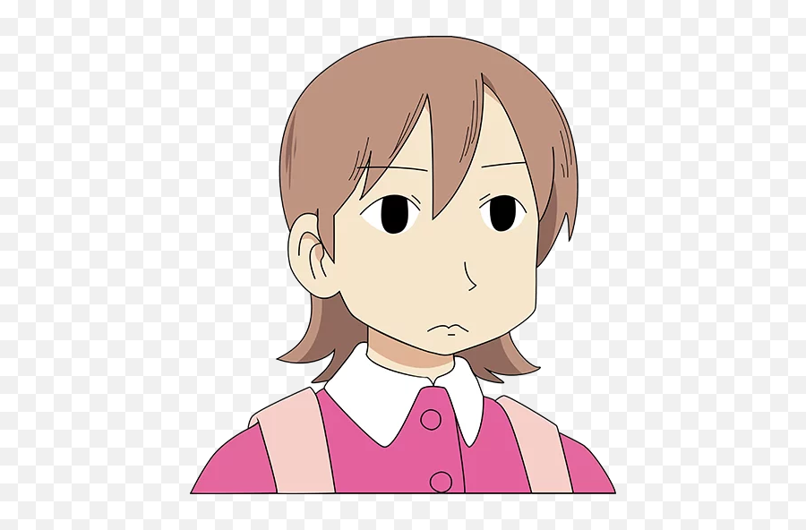 Whats With This Face In Nichijou - Nichijou Face Emoji,Blank Face Emoticon