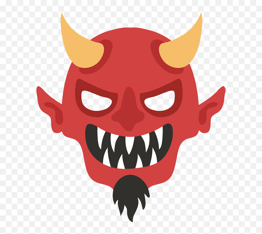 Hd Demon Head Png Transparent Png Image - Transparent Background Demon Face Png Emoji,Scared Devil Emoji