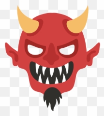 Hd Demon Head Png Transparent Png Image - Transparent Background Demon Face Png Emoji,Scared Devil Emoji