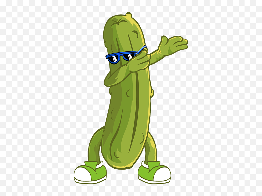 Pickle Lover Dabbing Cucumber Dab Swag - Fictional Character Emoji,Swag Hand Emoji
