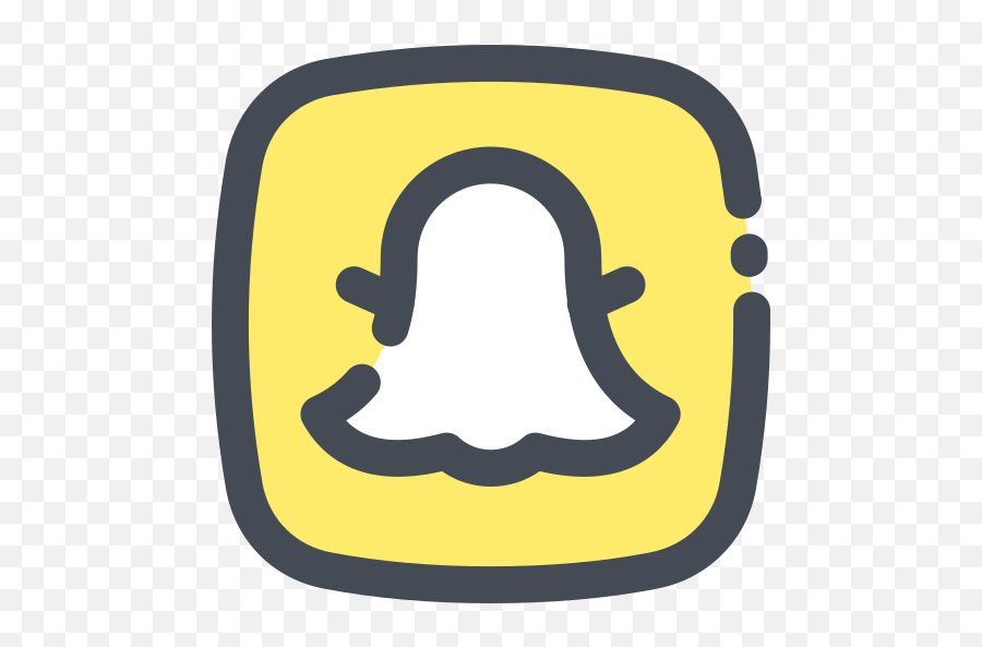 Social Media Logo Snapchat Free Icon - Icono Snapchat Logo Emoji,Exclusive Snapchat Emoticons