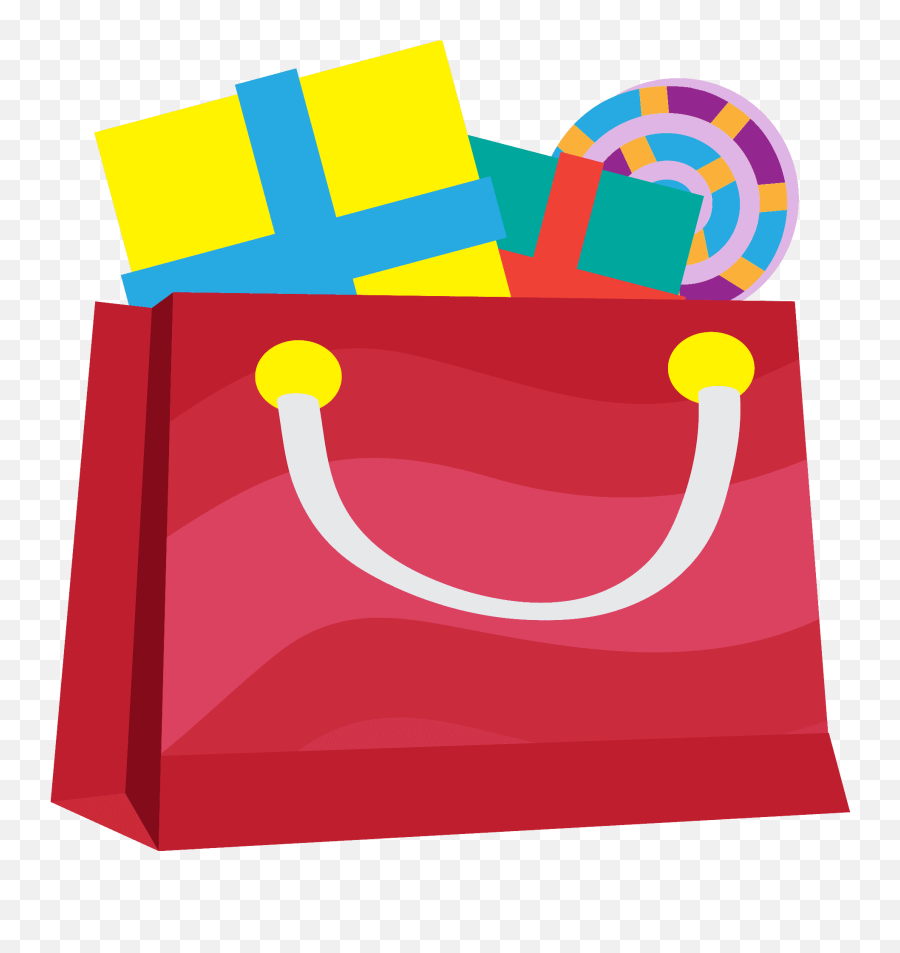 Shopping Bags Emoji Clipart - Horizontal,Shopping Emoji