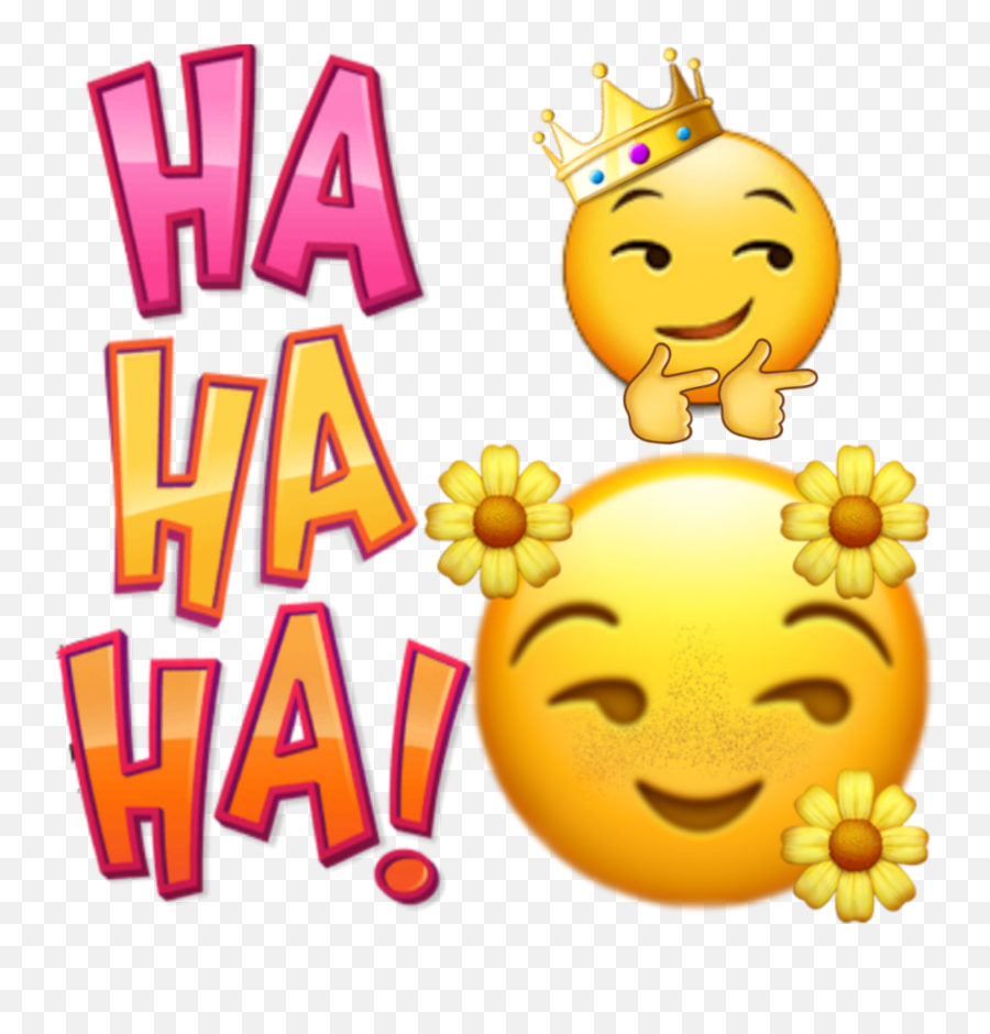 Haha Hahaha Laugh Sticker By Sisilia Y N Emoji,Gambar Ekspresi Emoticon