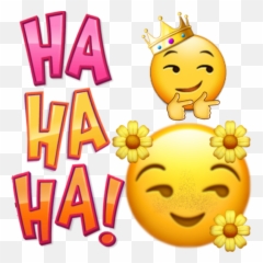 Haha Hahaha Laugh Sticker By Sisilia Y N Emoji,Gambar Ekspresi Emoticon
