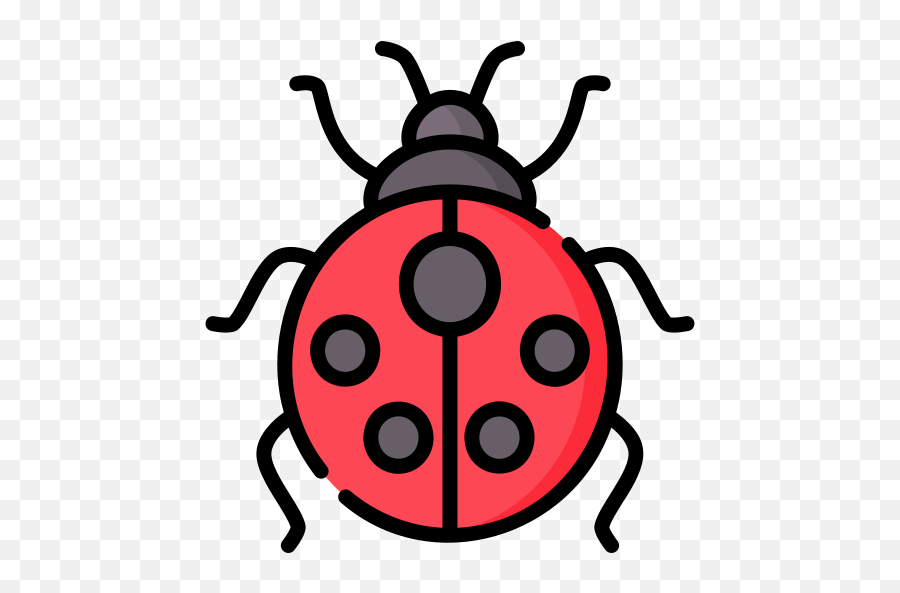 Ladybug - Free Animals Icons Emoji,Beetle Emoji