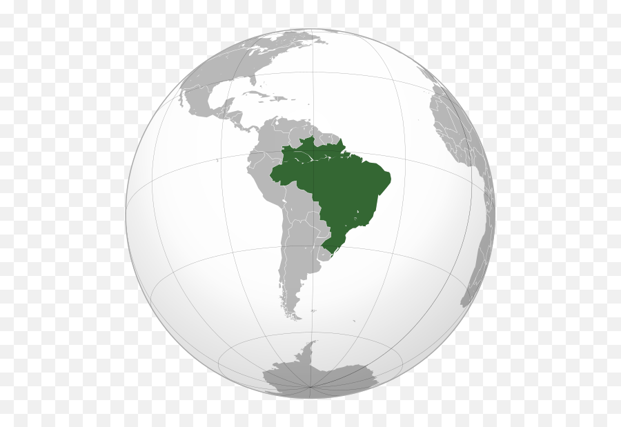 Globe With Brazil Highlighted Clip Art Image - Clipsafari Emoji,Flag Of Brazil Emoji