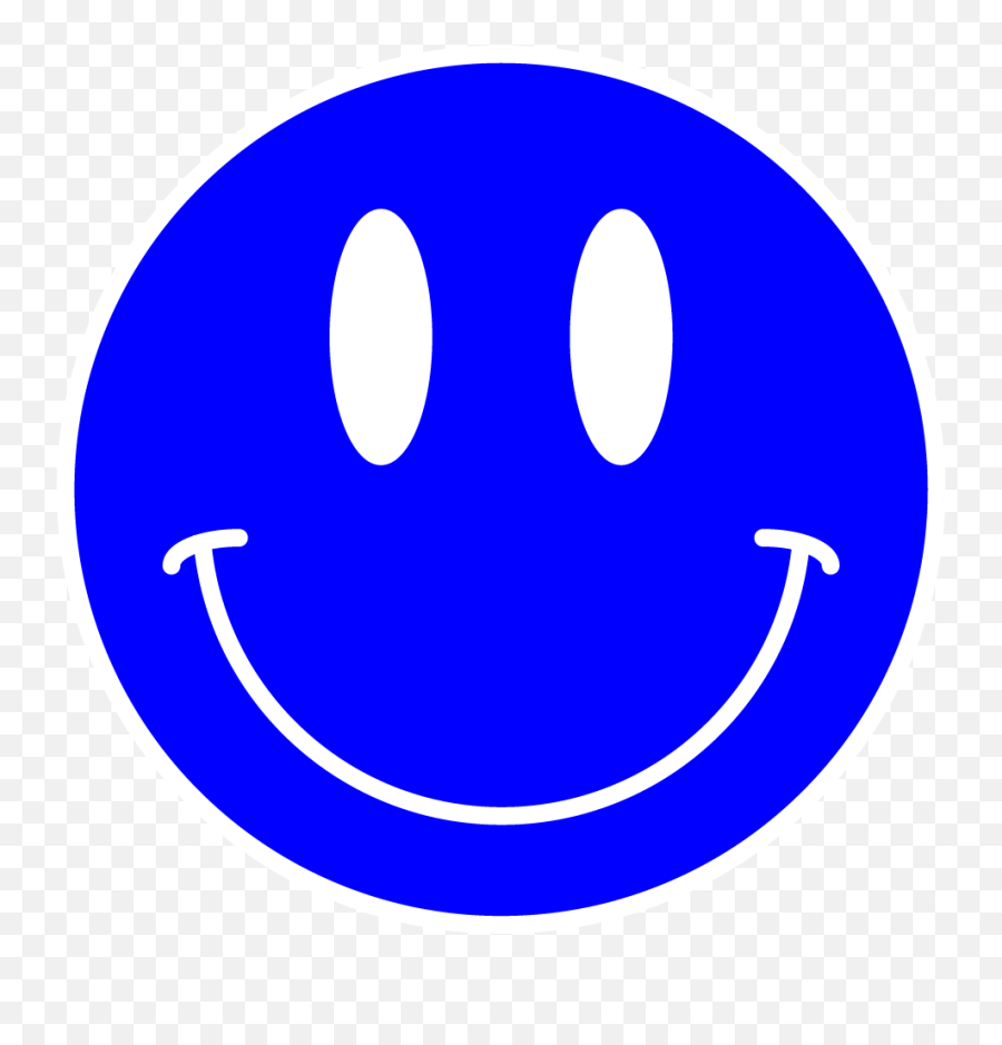 Blue Acid Smiley Everpress Emoji,Blue Smiley Emoji