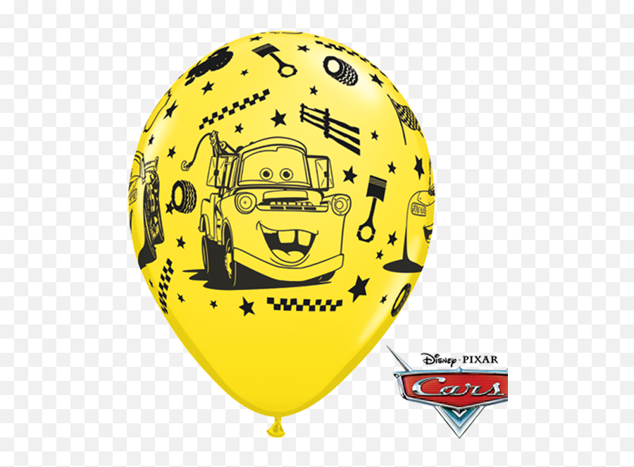 25 X 11 Qualatex Latex Balloons - Lighting Mcqueen U0026 Mater Disney Pixar Cars Balloons Red Emoji,Emoji Carnival