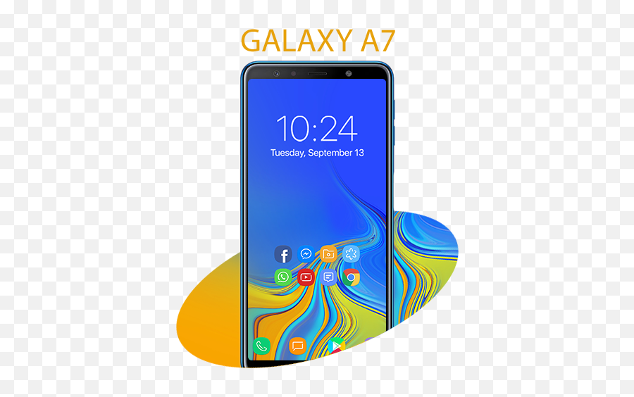 Theme For Galaxy A9 2018 Galaxy A7 2018 10 Apk Download - Smartphone Emoji,Samsung Galaxy S4 Mini Emoji