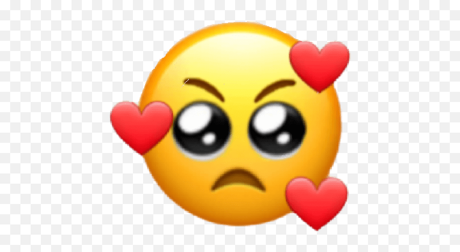 New Emoji By Rindhaaa - Angry Love Emoji Meme,Cat Heart Emoji