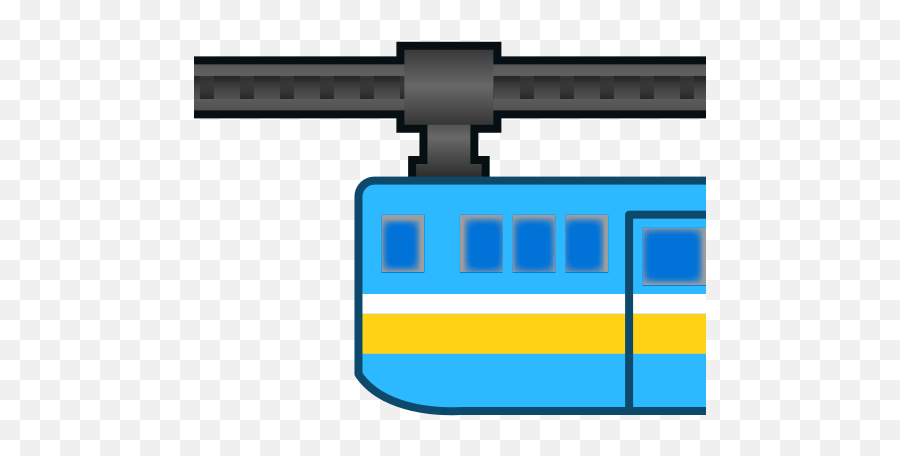 Suspension Railway - Horizontal Emoji,Suspension Railway Emoji