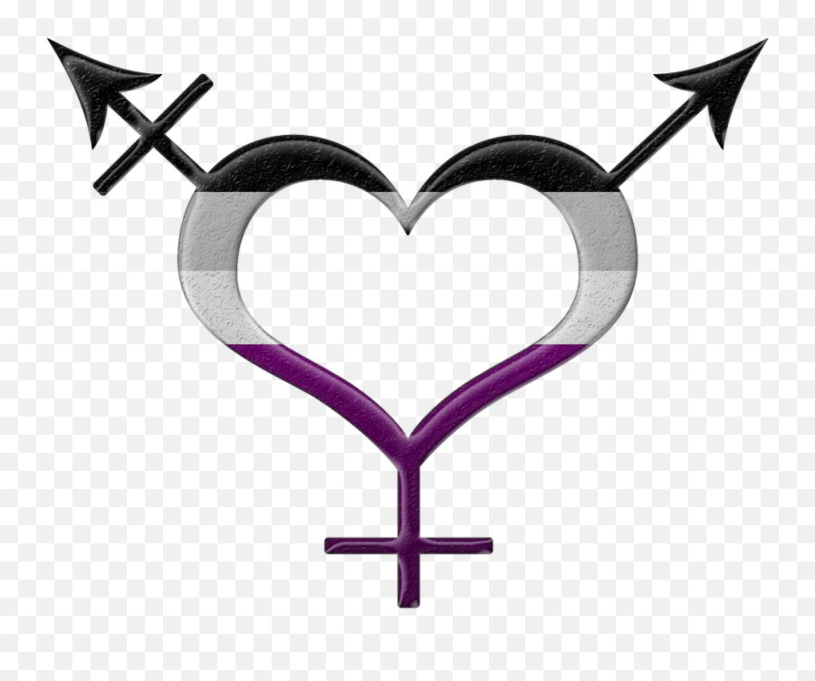 Pride - Asexual Clip Art Emoji,Asexual Heart Emoji